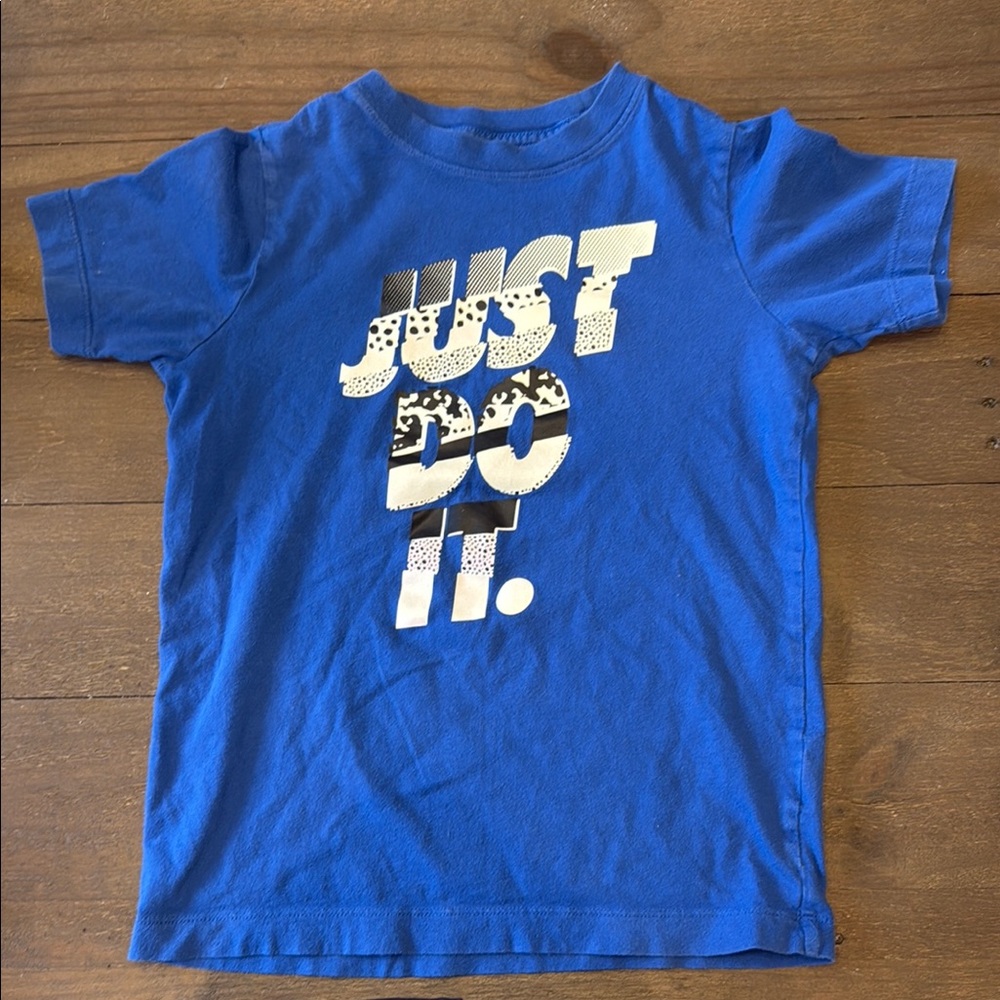 Nike Kids Blue Graphic T-Shirt